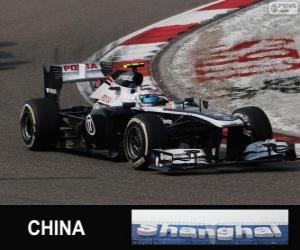 yapboz Valtteri Bottas - Williams - Şanghay 2013